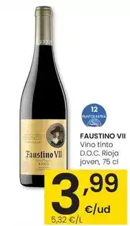 Eroski Faustino vii - vino tinto d.o.c. rioja joven oferta