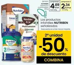 Eroski Nutribén - papilla eco multicereales oferta