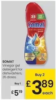 Eroski Somat - vinegar gel detergent for dishwashers oferta