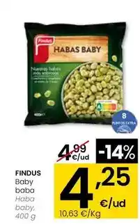 Eroski Findus - haba baby oferta
