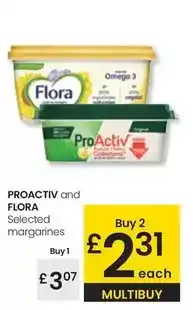 Eroski Proactiv/flora - margarines oferta