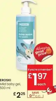 Eroski Eroski - mild baby gel oferta