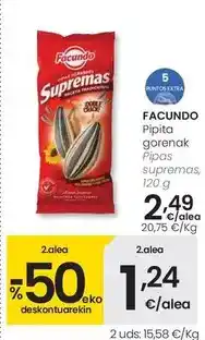 Eroski Facundo - pipas supremas oferta