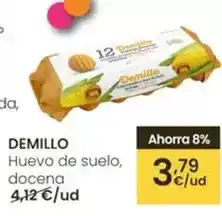 Eroski Demillo - huevo de suelo, docena oferta