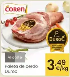 Eroski Coren - paleta de cerdo duroc oferta