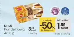 Eroski Dhul - flan de huevo oferta