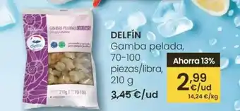 Eroski Delfín - gamba pelada oferta