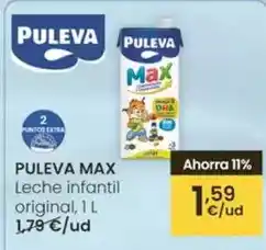 Eroski Puleva max - leche infantil original oferta