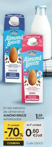 Eroski Almond breeze - en las bebidas de almendras oferta