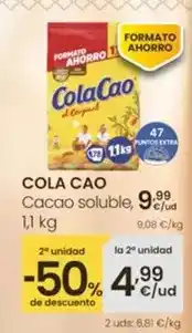 Eroski Cola cao - cacao soluble oferta