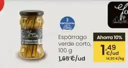 Eroski Joyas del valle - esparrago verde corto oferta
