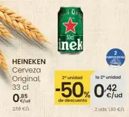 Eroski Heineken - cerveza original oferta