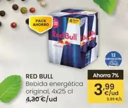 Eroski Red bull - bebida energética original oferta