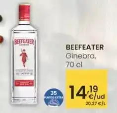 Eroski Beefeater - ginebra oferta