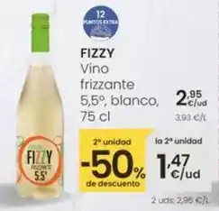 Eroski Fizzy - vino frizzante 5,5°, blanco oferta