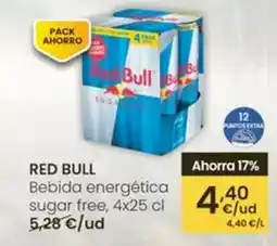 Eroski Red bull - bebida energética sugar free oferta