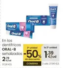 Eroski Oral b - en los dentifricos senalizados oferta