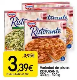 Dialprix DR.OETKER Ristorante variedad de pizzas oferta