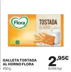 El Corte Inglés Flora - galleta tostada al horno oferta