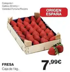 El Corte Inglés Origen - fresa oferta