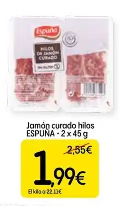 Dialprix ESPUÑA Jamón curado hilos oferta