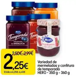 Dialprix HERO Variedad de mermeladas y confitura de temporada oferta