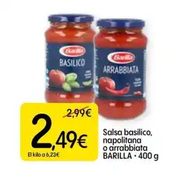 Dialprix BARILLA Salsa basilico, napolitana o arrabbiata oferta