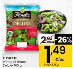 Eroski Florette - primeros brotes deluxe oferta