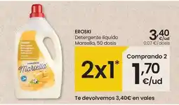 Eroski Eroski - detergente liquido marsella oferta
