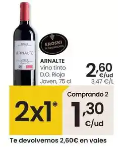 Eroski Arnalte - vino tinto d.o. rioja joven oferta