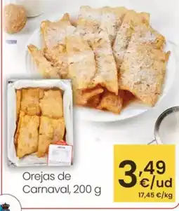 Eroski Orejas de carnaval oferta
