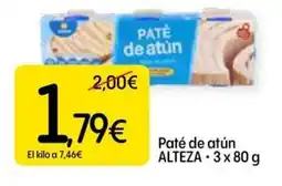 Dialprix ALTEZA Paté de atún oferta
