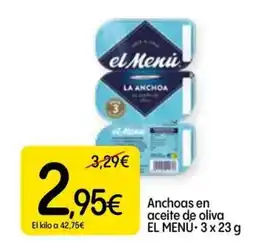 Dialprix EL MENÚ Anchoas en aceite de oliva oferta