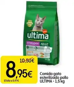 Dialprix ULTIMA Comida gato esterilizado pollo oferta