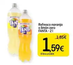 Dialprix FANTA Refresco naranja o limón zero oferta