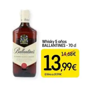 Dialprix BALLANTINES Whisky 5 años oferta