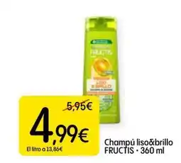 Dialprix FRUCTIS Champú liso&brillo oferta
