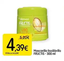 Dialprix FRUCTIS Mascarilla liso&brillo oferta