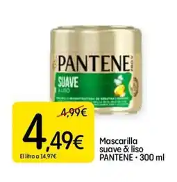 Dialprix PANTENE Mascarilla suave & liso oferta