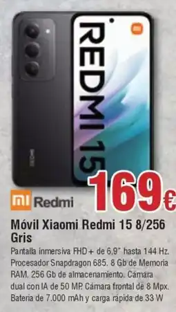 FROIZ XIAOMI Redmi Móvil 15 8/256 Gris oferta