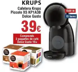 FROIZ KRUPS Cafetera Piccolo XS KP1A3B Dolce Gusto oferta