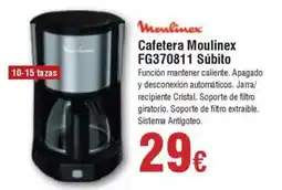 FROIZ MOULINEX Cafetera FG370811 Súbito oferta