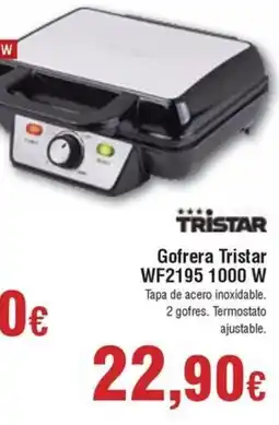 FROIZ TRISTAR Gofrera WF2195 1000 W oferta