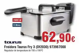 FROIZ TAURUS Freidora Fry 3 (Df2030) 973967000 oferta