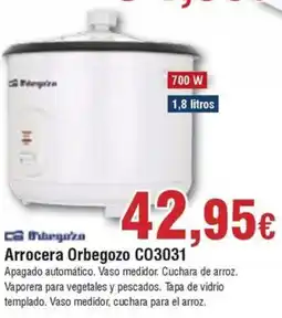 FROIZ ORBEGOZO Arrocera C03031 oferta
