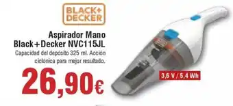 FROIZ BLACK+ DECKER Aspirador Mano NVC115JL oferta