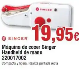 FROIZ SINGER Máquina de coser Handheld de mano 220017002 oferta