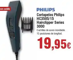FROIZ PHILIPS Cortapelos HC35055/15 Hairclipper Series 3000 oferta