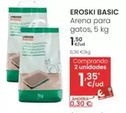 Eroski Eroski basic - arena para gatos oferta