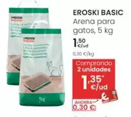 Eroski Eroski basic - arena para gatos oferta